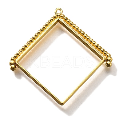 Alloy Open Back Bezel Pendants PALLOY-I223-08G-1