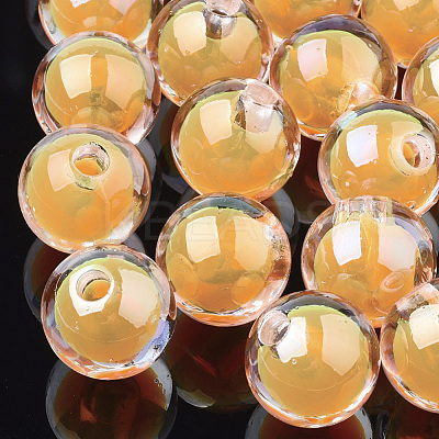 Transparent Acrylic Beads TACR-S148-11B-1