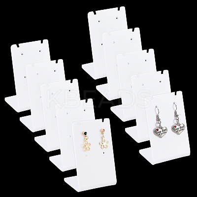 10Pcs Acrylic Earring Stands Displays EDIS-PH0001-16-1