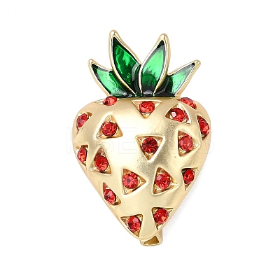 Alloy Rhinestone Brooches for Clothes for Women JEWB-F042-01MG-1