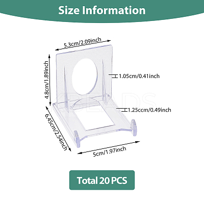 Transparent Acrylic Multi-Function Display Holder ODIS-WH0030-23-1