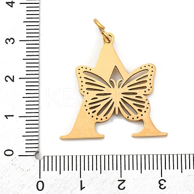 Ion Plating(IP) 201 Stainless Steel Pendants STAS-N103-184G-A-1