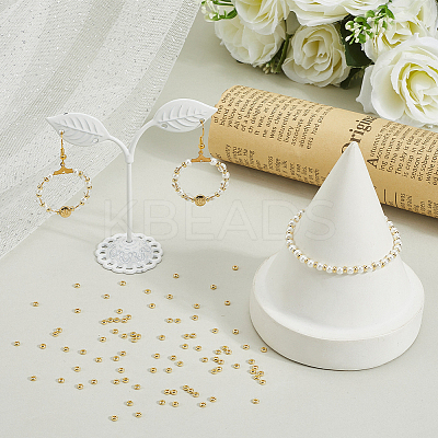 Brass Beads KK-BBC0021-17A-1
