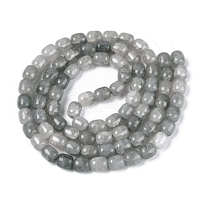 Baking Paint Crackle Glass Beads Strands DGLA-N019-01B-03-1
