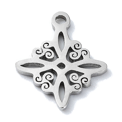 Non-Tarnish 304 Stainless Steel Charms LS-X-STAS-C097-24P-1