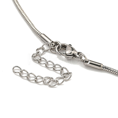 Non-Tarnish Virgin Mary Pendant Necklaces LS-NJEW-S422-02P-1