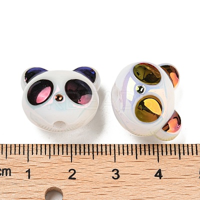UV Plating Iridescent Acrylic Beads MACR-D032-14A-1