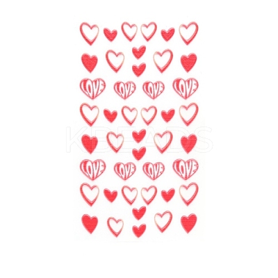 Valentine's Day 5D Love Nail Art Sticker Decals MRMJ-R109-Z-D4363-01-1