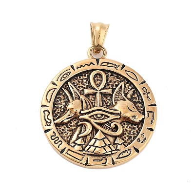 304 Stainless Steel Pendants STAS-S143-07B-1