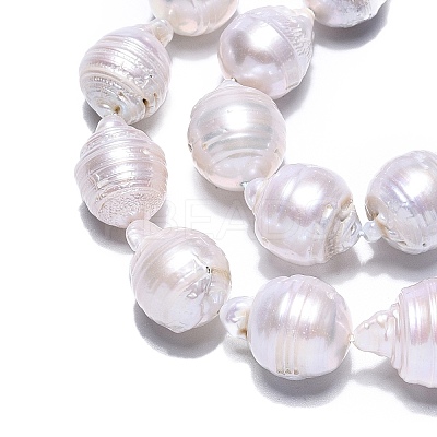 Natural Baroque Pearl Keshi Pearl Beads Strands PEAR-S019-02E-02-1