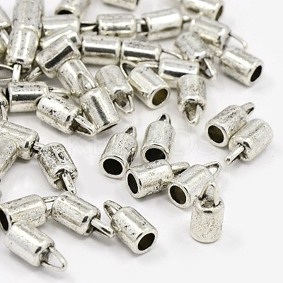 Tibetan Style Alloy Cord Ends TIBEP-LF9369YKG-AS-LF-1