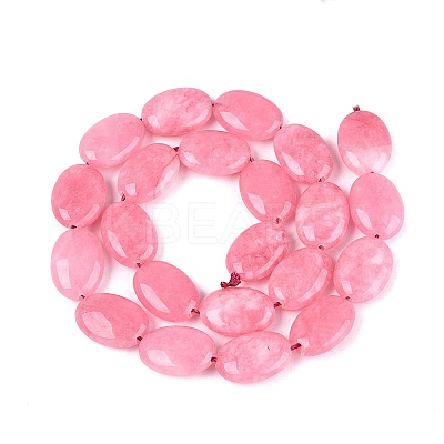 Dyed Natural White Jade Beads Strands G-N370-01A-11-1