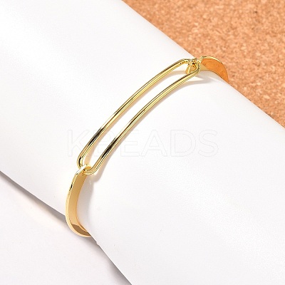 Brass Bangles LS-BJEW-K153-02G-1