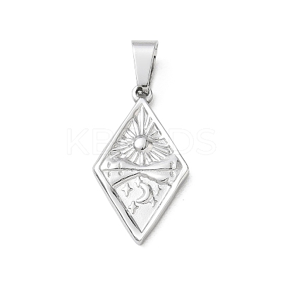 304 Stainless Steel Pendants SA-CBA34D4-07P-1