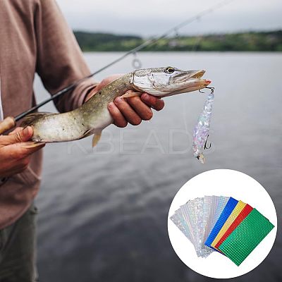 Waterproof Holographic Adhesive Craft Vinyl Sheets DIY-FG0001-25-1