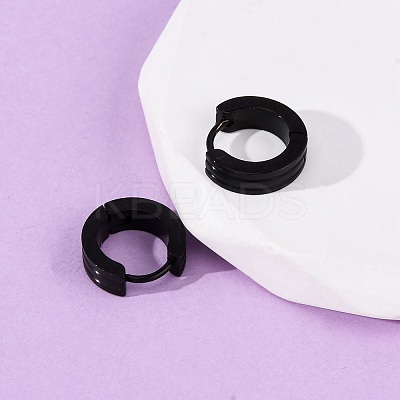 304 Stainless Steel Hoop Earrings EJEW-D331-02B-1