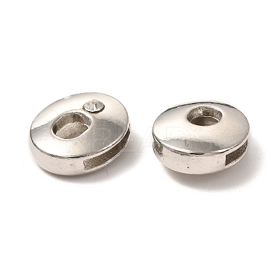 Letter Slider Beads for Watch Band Bracelet Making X-ALRI-O012-O-NR-1