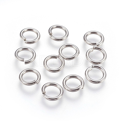 Tarnish Resistant 304 Stainless Steel Saw Cut Open Jump Rings STAS-P212-25P-16-1