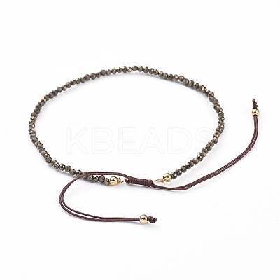 Braided Bead Bracelets BJEW-JB04917-03-1