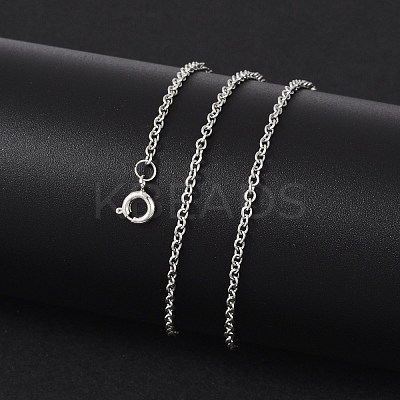 316 Surgical Stainless Steel Cable Chain Necklaces X-NJEW-JN01047-03-1