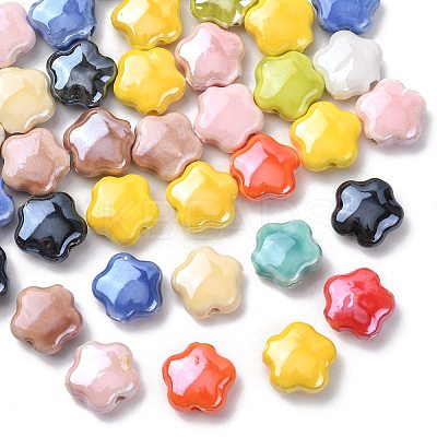 40Pcs Handmade Porcelain Beads PORC-FS0001-37-1