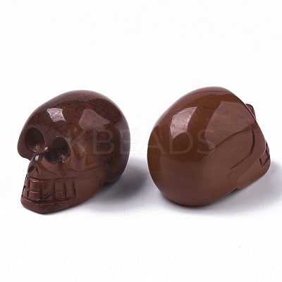 Halloween Natural Red Jasper Beads G-R473-04F-1