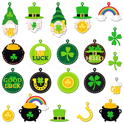 Saint Patrick's Day Carbon Steel Cutting Dies Stencils DIY-WH0309-1558-1