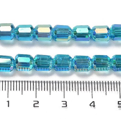 Electroplate Glass Beads Strands EGLA-D030-19L-1