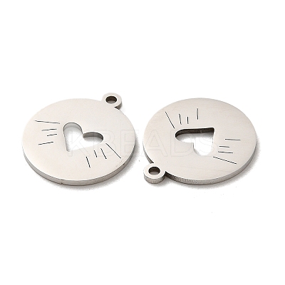 Non-Tarnish 316L Surgical Stainless Steel Pendants STAS-F302-10P-01-1