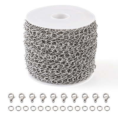 DIY Chain Bracelet Necklace Making Kit DIY-YS0001-45-1