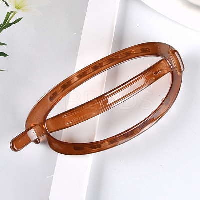 Oval Resin Hair Barrettes PHAR-H001-03C-1