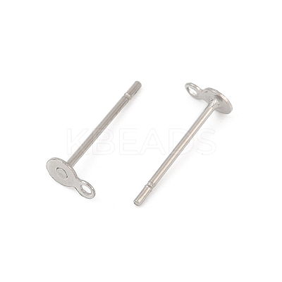 304 Stainless Steel Stud Earring Findings STAS-Q353-01P-1