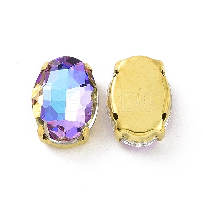 Oval Sew on Rhinestone DIY-E062-06G-B03-1