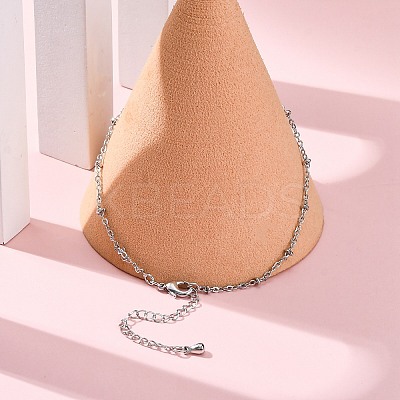 Brass Satellite Chains  Bracelets for Women BJEW-G735-19P-1