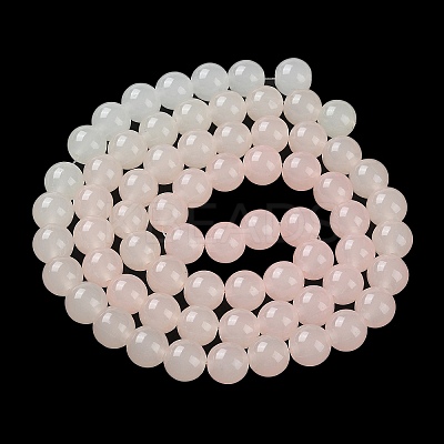 (Defective Closeout Sale: Fading) Imitation Jade Glass Beads Strands DGLA-XCP0001-13-1