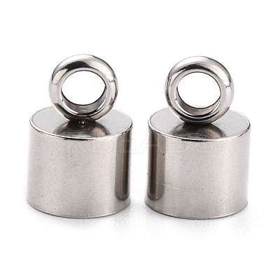Tarnish Resistant 304 Stainless Steel Cord Ends STAS-H153-06B-P-1