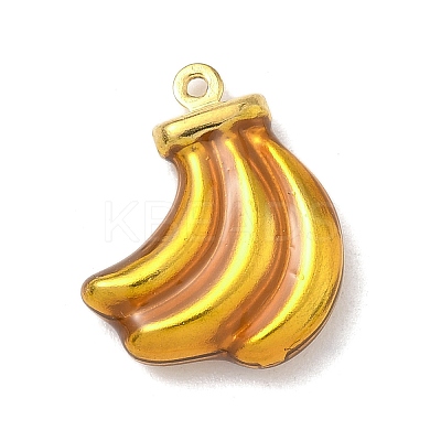 304 Stainless Steel Fruit Enamel Pendants LS-STAS-G362-04G-10-1