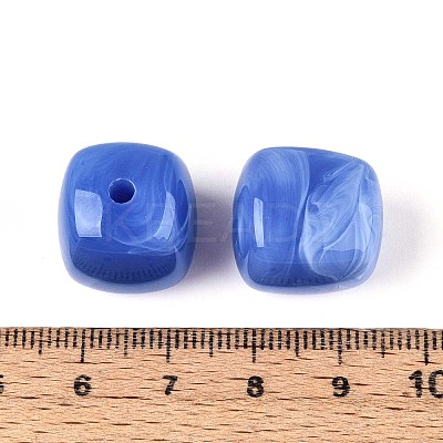 Opaque Acrylic Beads OACR-ZX006-33G-1