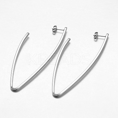 Tarnish Resistant 304 Stainless Steel Dangle Earrings LS-EJEW-G155-05P-1