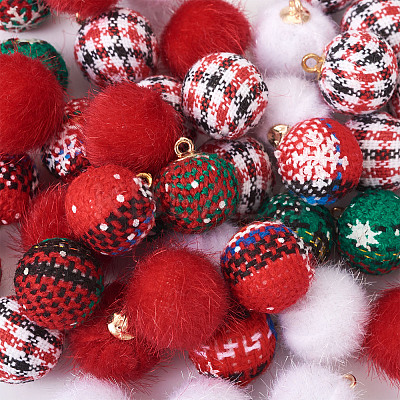 DIY Christmas Style Earring Making Kits DIY-TA0008-88-1