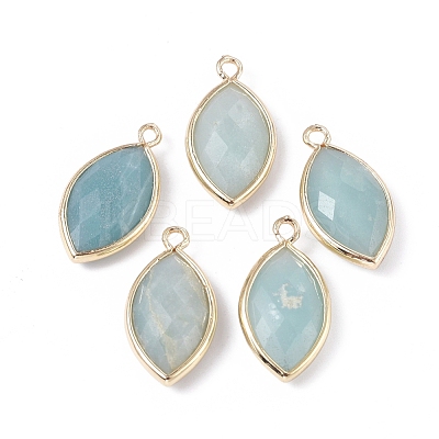 Natural Amazonite Pendants G-L514-023D-1
