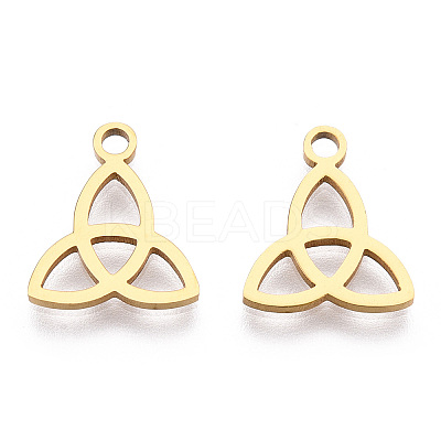 Ion Plating(IP) 304 Stainless Steel Charms LS-STAS-Q201-T172G-1