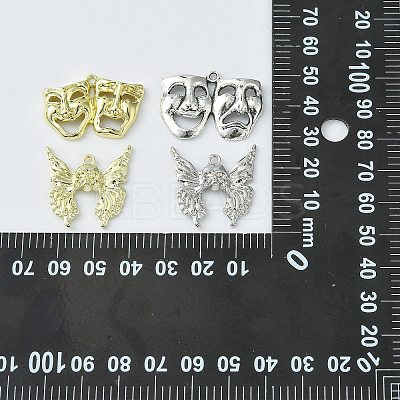 20Pcs 4 Styles Alloy Pendants PALLOY-CJ0002-45-1