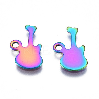 Ion Plating(IP) 201 Stainless Steel Charms STAS-S119-144-1