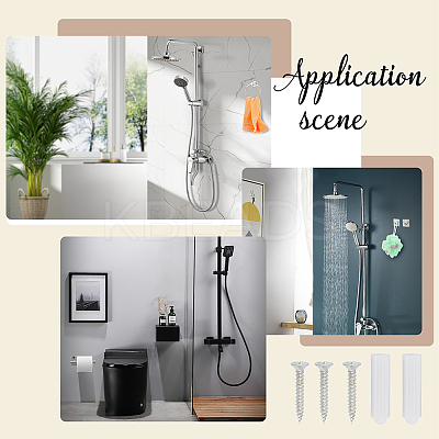304 Stainless Steel Bathroom Accessories Kit HJEW-UN0001-06-1