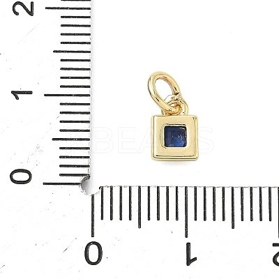 Brass Pave Cubic Zirconia Pendants KK-K368-13G-05-1
