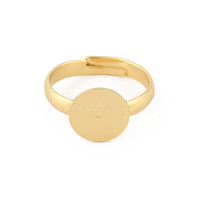 Brass Adjustable Ring Components KK-A272-03A-G-1