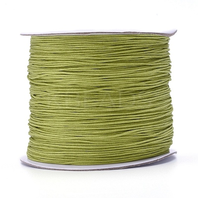 Nylon Braided Cord for Woven Jewelry Making Macrame Craft NWIR-D055-0.6mm-17-1