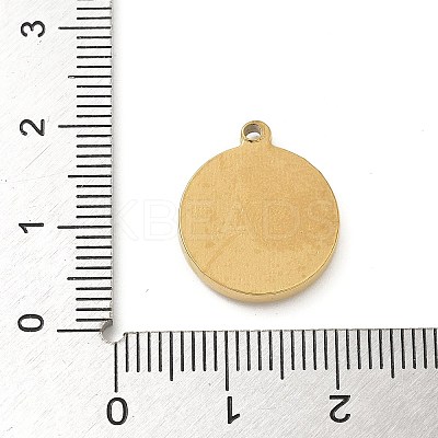 304 Stainless Steel Pendants STAS-I322-04G-1