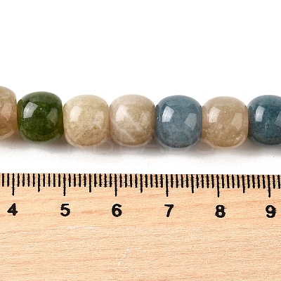 Natural Dyed White Jade Beads Strands G-U023-B03-02-1